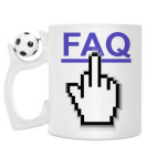 Кружка с футбольным мячиком