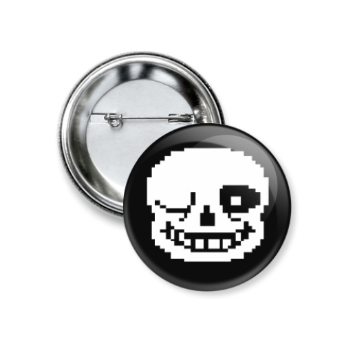 Значок 37мм Sans Wink