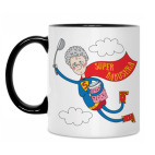 Кружка двухцветная