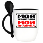 Кружка с ложкой