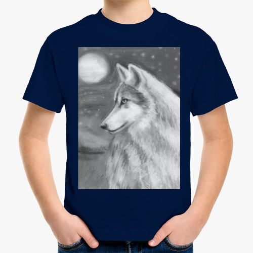 Детская футболка Волчонок