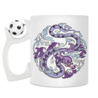 Кружка с футбольным мячиком