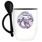 Кружка с ложкой