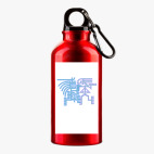 Металлическая бутылка 400 мл UV-DTF