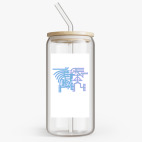 Банка с бамбуковой крышкой