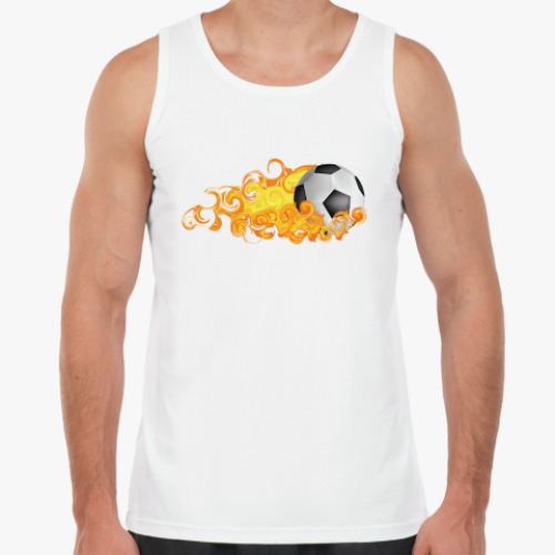 Майка с принтом футбольный мяч