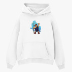 Толстовка худи оверсайз