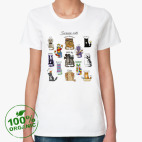 Женская футболка органик