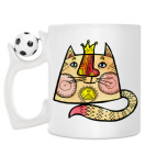Кружка с футбольным мячиком