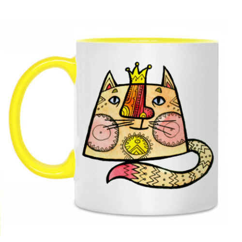 Кружка с принтом Кот Генрих