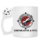 Кружка с футбольным мячиком