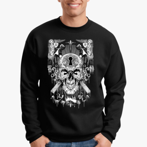 Свитшот с принтом Чертово Колесо Инженера Ферриса 2019: Череп