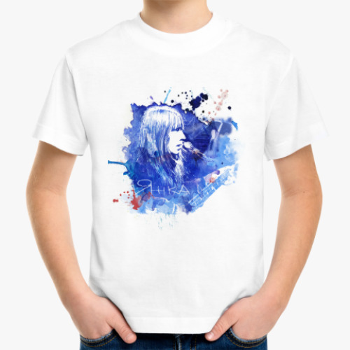 Детская футболка с принтом Янка Дягилева