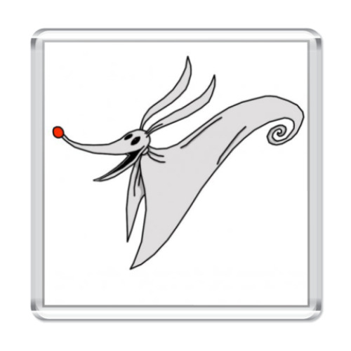 Магнит с принтом Кошмар