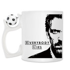 Кружка с футбольным мячиком