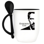 Кружка с ложкой