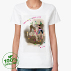 Женская футболка органик