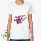 Женская футболка органик