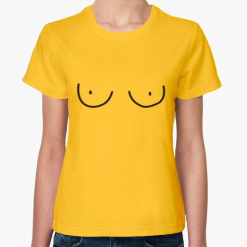 Женская футболка Boobs