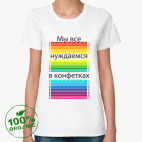 Женская футболка органик