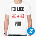 Мужская спортивная футболка