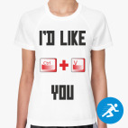 Женская спортивная футболка