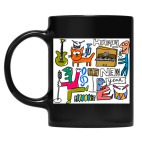 Кружка цветная UV-DTF