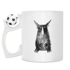 Кружка с футбольным мячиком