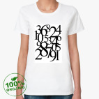 Женская футболка органик