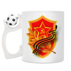 Кружка с футбольным мячиком