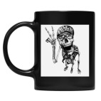 Кружка цветная UV-DTF