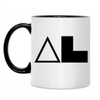 Кружка двухцветная