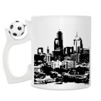 Кружка с футбольным мячиком