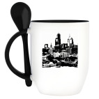 Кружка с ложкой