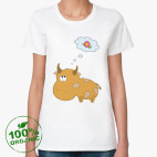 Женская футболка органик