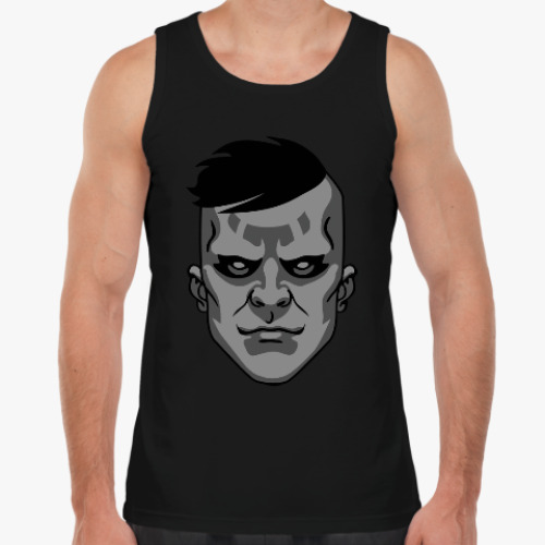 Майка с принтом Безумный