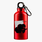 Металлическая бутылка 400 мл UV-DTF