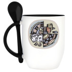 Кружка с ложкой