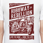 Highway Rebellion Live to Ride Biker
