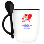 Кружка с ложкой