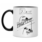 Кружка двухцветная