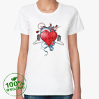 Женская футболка органик