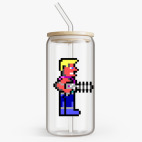 Банка с бамбуковой крышкой