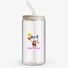 Банка с бамбуковой крышкой