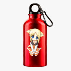 Металлическая бутылка 400 мл UV-DTF