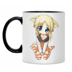 Кружка двухцветная