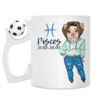 Кружка с футбольным мячиком