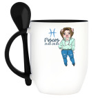 Кружка с ложкой