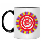 Кружка двухцветная