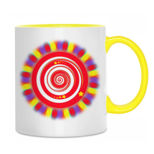 Кружка с принтом Солнце